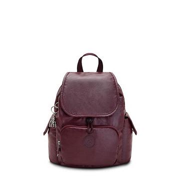 Kipling City Pack Mini Metallic Rygsække Bordeaux | DK 1492FD